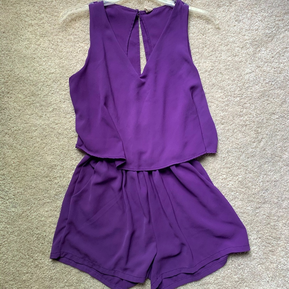 Tyche purple romper